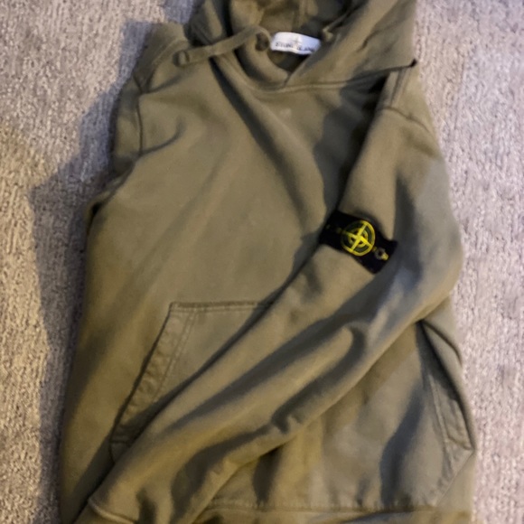 Stone Isand Hoodie Dark green - Picture 2 of 2